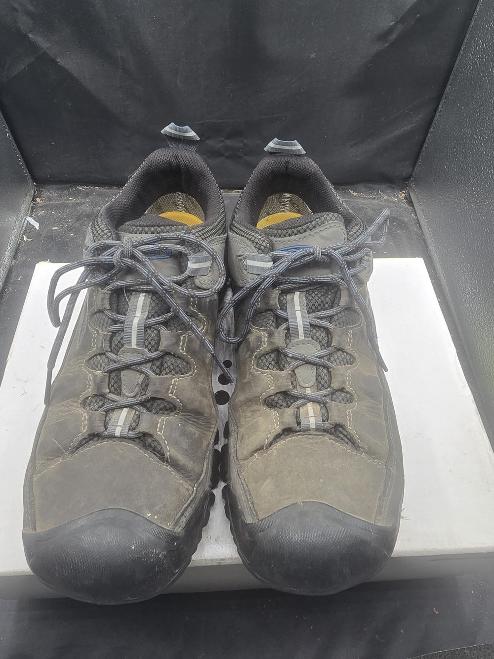 Men's Casual Outdoor Lace-Up Shoes, Brown/Black